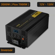 Inversor VEVOR 3500W 7000W Pico Onda Pura 12V a 120V Con Control Remoto Pantalla LCD USB GFCI Para RV Solar Negro - Img 55706422