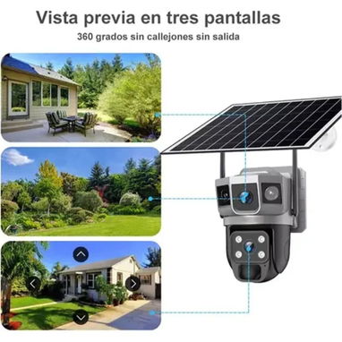 Seguridad 24/7 con Camara Solar 2 Visores Wifi - Img 126589434