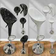 Silla de bar | Banqueta de bar con base cromada ✔️Nuevas en su caja📦 - Img 57949107