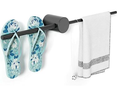 Toallero de baño para toallero de baño de 20 pulgadas, juego de toallero de mano de baño resistente, estante de toalla S - Img main-image-45643329