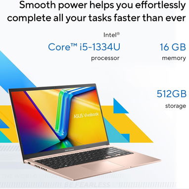 Laptop Asus F1504V  Core i5-1334U RAM: 8GB DDR4 512GB SSD Nueva Incluye Mouse Inalámbrico - Img 125839404