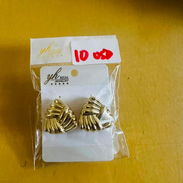 Aretes laminado en oro 14 - Img 57215433