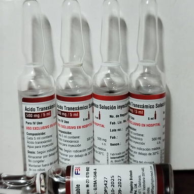 Gravinol, ácido tranexamico, Furosemida, Diazepam, Fenitoína, metoclopramida - Img 126577412
