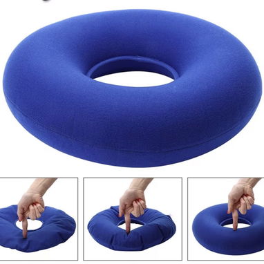 🛍️ COJÍN INFLABLE +BOMBA, COJÍN PARA ESCARAS, HEMORROIDES O COXIS 🚨COJÍN MULTIUSO - 4/9