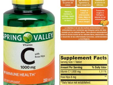 Vitamina C (1000mg)de varias cantidades - Img 66101126