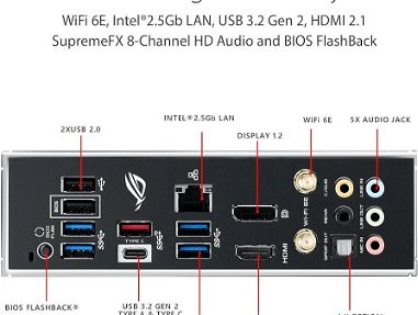 🎡  💲250usd ROG STRIX B550-F GAMING WIFI II - Tarjeta madre para AMD AM4 (3ra Gen Ryzen) y ATX, PCIe 4.0,WiFi 6E, LAN 2 - Img main-image-45847616