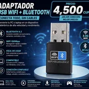 📶 Adaptador USB WiFi + Bluetooth 4.2 Nuevo Sellado en Caja - Img 57291779