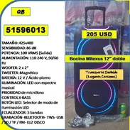 QB-701-Bocina Milexus 12" doble.....205 USD....51596013.... transporte lugares cercanos - Img 56201461