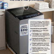 🧺 Lavadora Automática ROYAL 9 kg (RWA090) - Img 55951382