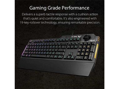 0km✅ Teclado Asus TUF Gaming K1 📦 Membrana, RGB ☎️56092006 - Img 60484091