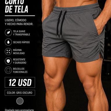 Todo sobre ropa de gym para hombres. Camisetas, pullovers, short con licra, guantillas, short de nylon. - Img 123714754
