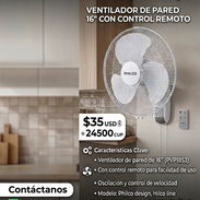 Ventilador de pared philco 35usd garantía - Img 57317440