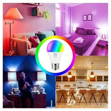 💡 Bombillo LED Inteligente con Control Remoto – RGB + Blanco - Img 102642860