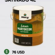 LASUR MACYDECOR SATINADO INCOLORO 4 L - Img 56009063