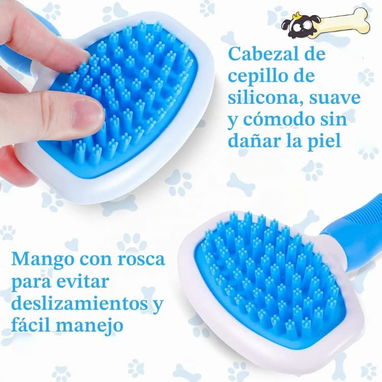 Cepillo Masajeador de Silicona para Mascotas - 5/5