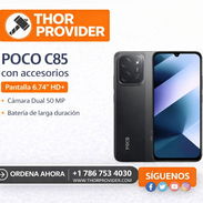 TELEFONOS XIAOMI POCO C85, 6GB RAM, 128GB!!! NUEVO. EXCELENTE CALIDAD!!! - Img 51234229