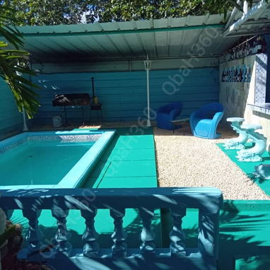 RENTA casa de 2 habitaciones con piscina en GUANABO, La Habana con Qba Hostin 360 - 5/10