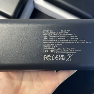 🔋 Power Bank 50,000 mAh 22.5W | Cargador Portátil Carga Rápida - 3/4