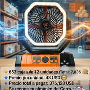 🚛 EN VENTA CONTENEDOR DE VENTILADORES RECARGABLES 🔋🔌 - Img 56816114