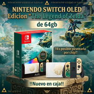 NINTENDO SWITCH OLED Edicion: The Legend of Zelda de 64gb- (420 USD) !!NUEVO EN CAJA!! !!Es posible piratearla por chip! - Img 56635398