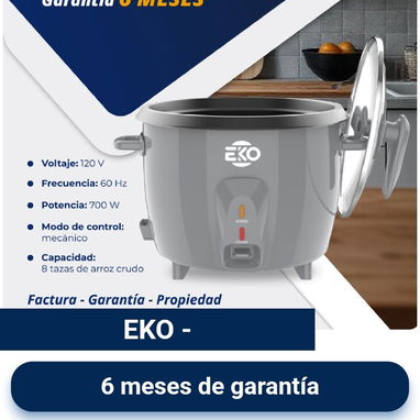 Ollas arroceras con distintos colores marca Eko (6 meses de garantÃa) - Img 112090596