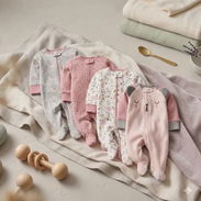 Pijamas Enteritos (Sleep & Play) con Pie para Bebé 5usd - Img 57050735