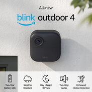 6 Cámara de seguridad inteligente sin alambre*Nueva Blink Outdoor 4 (4th Gen), audio bid-way, Vista en vivo HD.   PRECIO - Img 45508465