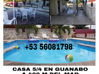 ➖❌RENTO CASAS desde 1 hasta 10/4 en Guanabo y BocaCiega➖con y sin PISCINA ➖ WhatsApp x 56081798➖Maritza-78307130❌➖ - Img 50487513