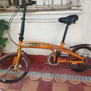 Bicicleta 20 plegable con frenos de disco. 140 usd - Img 58286190