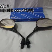 Espejos Retrovisores rosca 8 mm (compatible con ax100) - Img 54524951
