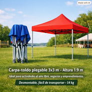 Carpa-toldo plegable. VENTA MAYORISTA - Img 56905223
