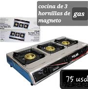 Cocina de gas de 3 hornillas con magneto - Img 45755153
