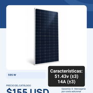 Panel solar bifacial 595w,Somos Mipyme, tienda física en Playa, con mensajería. Tenemos otros modelos: 400w y hasta 635w - Img 57874867