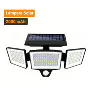 Lámpara Solar Exterior con Sensor de Movimiento - 3 Cabezales Ajustables IP65 ☀️_* - Img 57370029