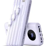 Power Bank JOYFAR 30000mAh 22.5W con Cables Integrados y Pantalla LED - Img 56741482