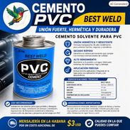 Pegamento para tubería de PVC. CEMENTO SOLVENTE PARA PVC, SOLDADURA - Img 55931330