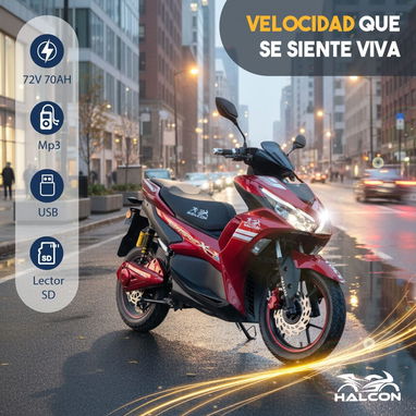 MOTO ELECTRICA MARCA ALCON — ALTA POTENCIA - 2/5