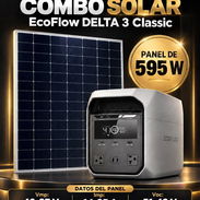 Combo de panel de 595W con Eko flow delta 3 clásica - Img 57783515