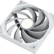 Impecable 15usd TRYX ROTA PRO 140 - Ventilador de caja blanco de 5.512 in, 4 pines PWM LCP, material FDB, ventilador de - Img 55755218