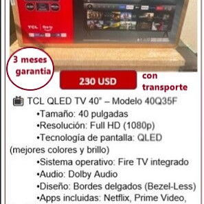 Marca TCL Smart tv super calidad desde 32 hasta 55 pulgadas - Img 122533019