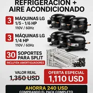 Combo máquinas de frío y soportes split pie de amigo, maquinas refrigeradores - Img 54446328