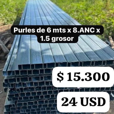 Tejas PVC y Galvan Mallas Galvanizadas Purles Losas Tubos y más 🤩 - Img 123272278