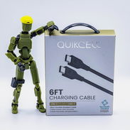 ☎️53544655 🛵 Entrega Disponible ⭐Quikcell Cable USB-C a USB-C Carga Rápida Trenzado 6FT ⭐ - Img 54657258