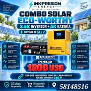 INVERSOR ECO-WORTHY 3.5K + BATERÍA ECO-WORTHY 5K - Img 58045523