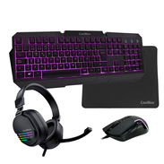 Teclado mouse audífonos y alfombrilla gamer 4 en 1 - Img 58001531