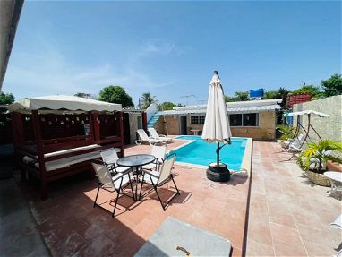 Renta casa con piscina con recirculación en Guanabo ,cocina equipada,parrillada,bar,56590251 - Img 69037746