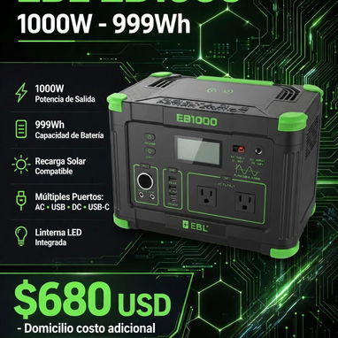 Ecoflow Delta 3 plus estación de energía portatil - 3/4