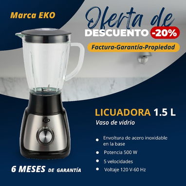 Batidora de Mano 3 en 1 Marca Midea Y LICUADORAS MARCA EKO NUEVAS EN CAJA!!! - Img 114046769