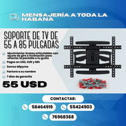 📺 SOPORTE DE TV DE 55 A 85 PULGADAS 💲 Precio: 55.00 USD - Img 56702888