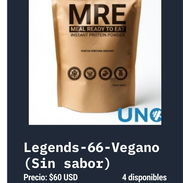 Legends 66 Vegano ( sin sabor) - Img 55536989